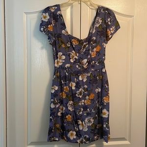 Juniors Floral Casual Dress